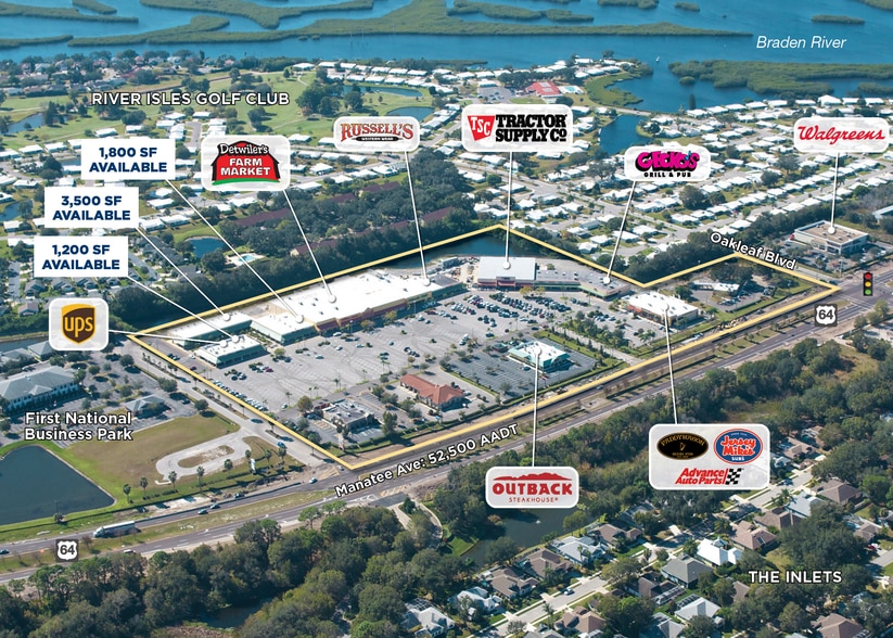 4310-4658 E State Road 64, Bradenton, FL à louer - Aérien – Image 2 sur 4