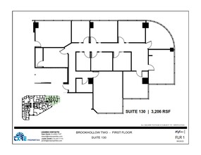 2301 E Lamar Blvd, Arlington, TX à louer Plan d’étage– Image 1 sur 3