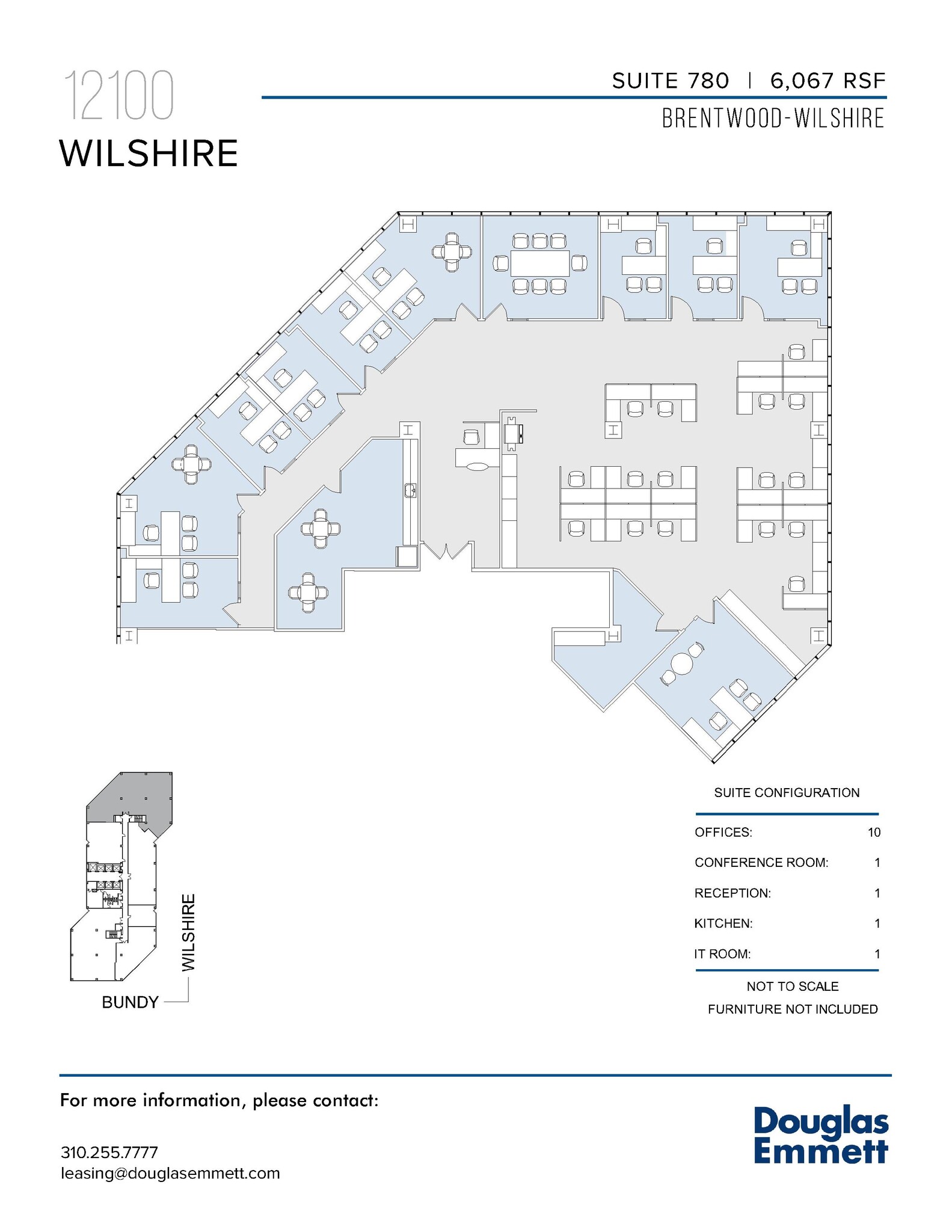 12100 Wilshire Blvd, Los Angeles, CA à louer Plan d’étage– Image 1 sur 1