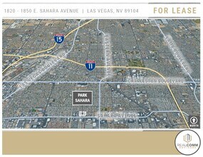 1820 E Sahara Ave, Las Vegas, NV - Vue aérienne  vue de carte