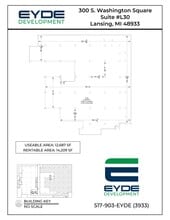 300 S Washington Sq, Lansing, MI à louer Plan de site– Image 1 sur 1