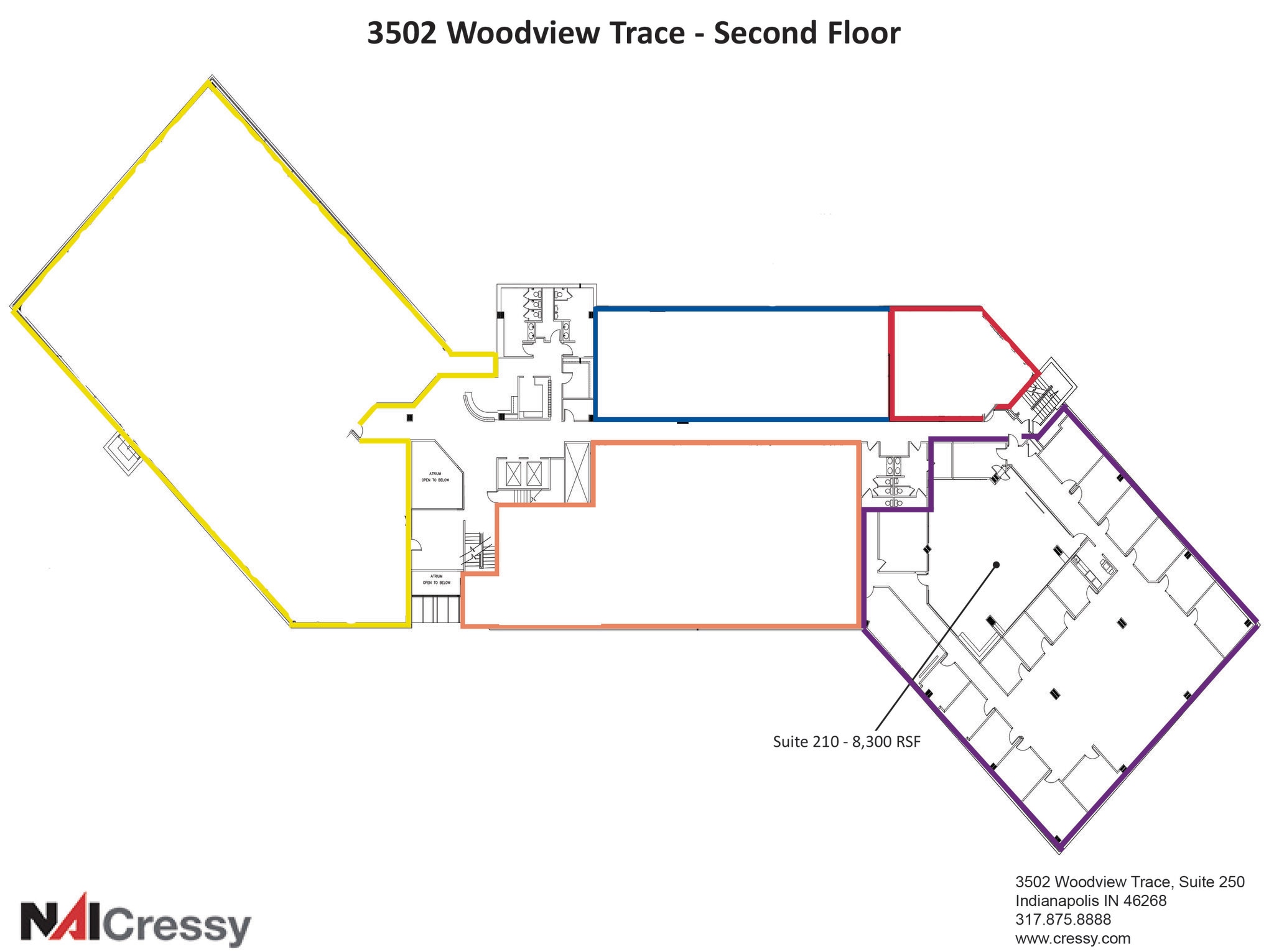 3502 Woodview Trace, Indianapolis, IN à louer Plan d’étage– Image 1 sur 1