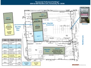 5054 Nandina Ln, Dunwoody, GA à louer Plan de site– Image 2 sur 2