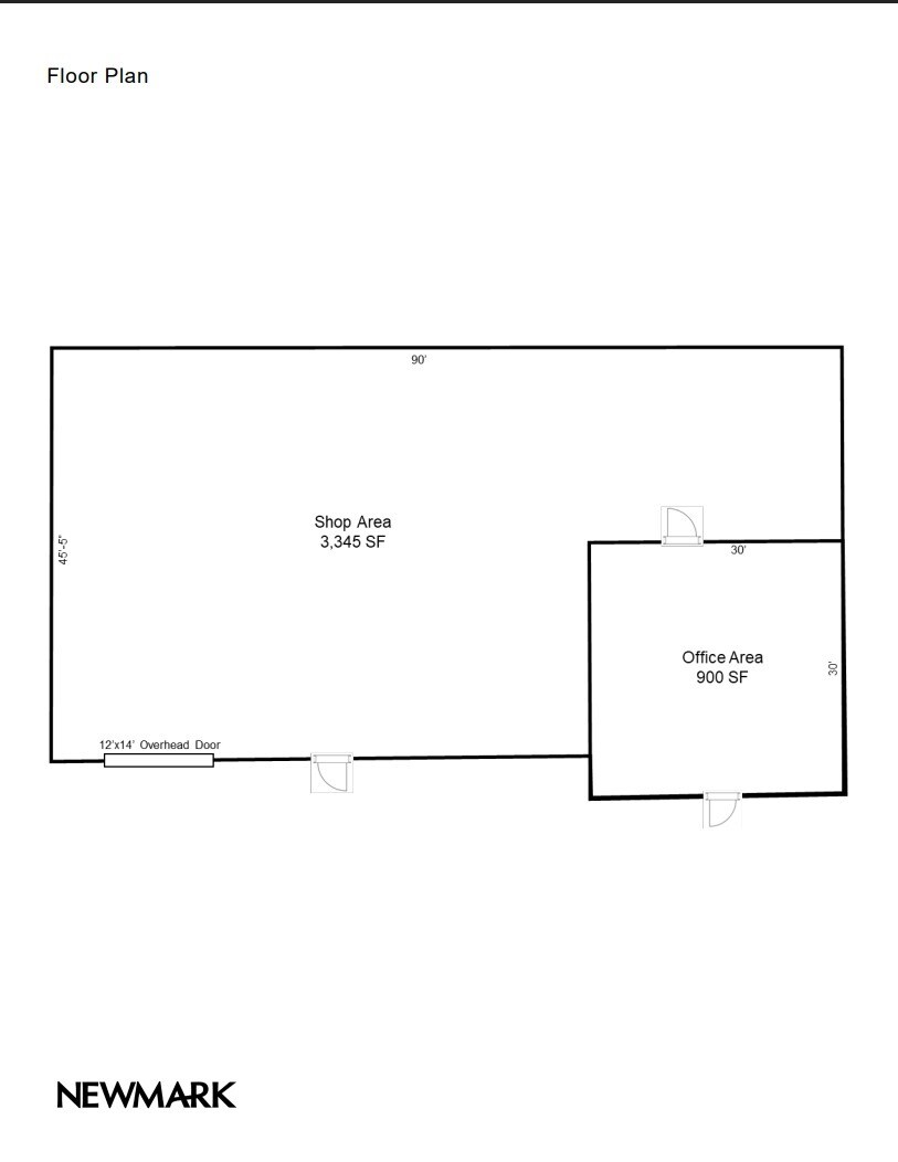 48325-48335 Gratiot Ave, Chesterfield, MI à louer Plan d’étage– Image 1 sur 1