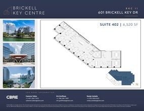 501 Brickell Key Dr, Miami, FL à louer Plan de site– Image 2 sur 2