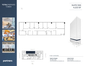 1201 Louisiana St, Houston, TX à louer Plan d’étage– Image 2 sur 2