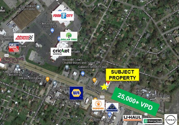 4804 Clinton Hwy, Knoxville, TN à louer Photo de l’immeuble– Image 1 sur 8