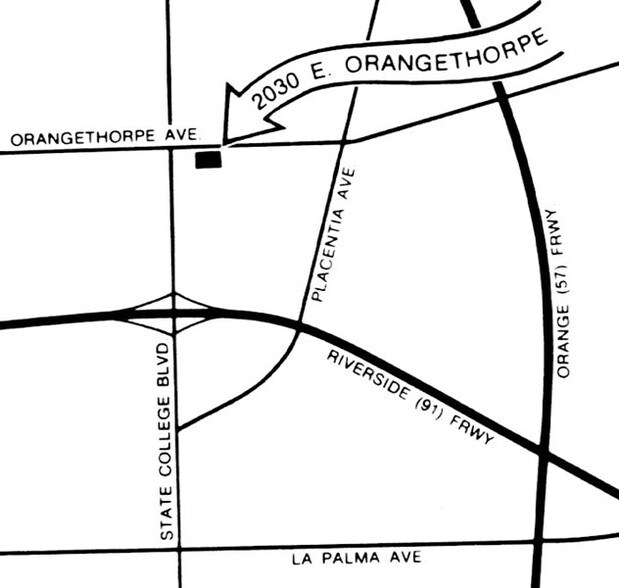 2030-2050 E Orangethorpe Ave, Anaheim, CA à louer - Photo de l’immeuble – Image 2 sur 5