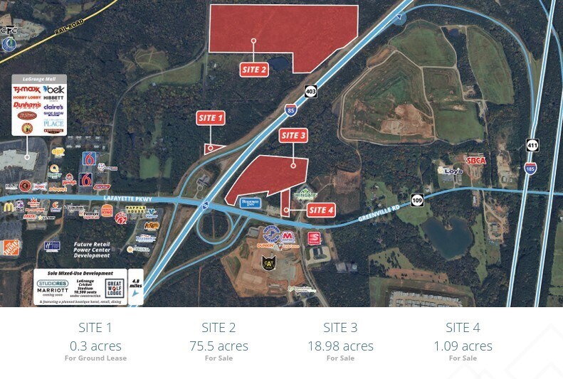 75.5 acres Patillo Road, Lagrange, GA à vendre - Photo de l’immeuble – Image 2 sur 2