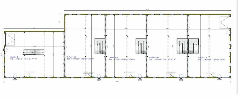 Bureau dans Ifs à vendre - Plan d’étage – Image 3 sur 5