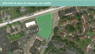 Plus de détails pour 1615-1619 W Main St, Newark, OH - Terrain à vendre