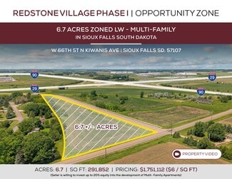 Plus de détails pour W 66th N st, Sioux Falls, SD - Terrain à vendre
