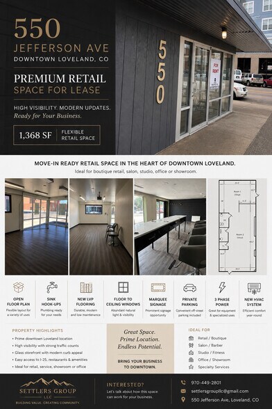 540-550 N Jefferson Ave, Loveland, CO à louer - Photo de l’immeuble – Image 1 sur 1