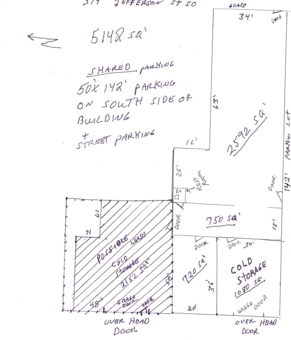 305-319 Jefferson St, Wadena, MN à vendre Plan d’étage– Image 1 sur 1
