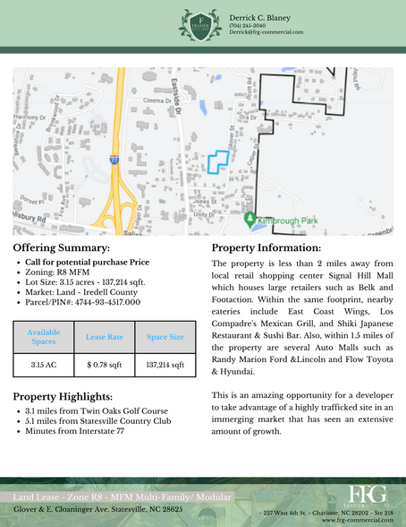 Glover & E. Cloaninger Ave, Statesville, NC à louer - Autre – Image 3 sur 5