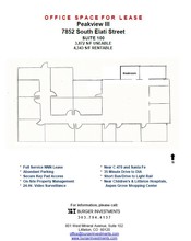 7852 S Elati St, Littleton, CO à louer Plan d’étage– Image 1 sur 1
