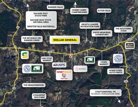 29492 State Route 108, Gruetli Laager, TN - VUE AÉRIENNE  vue de carte