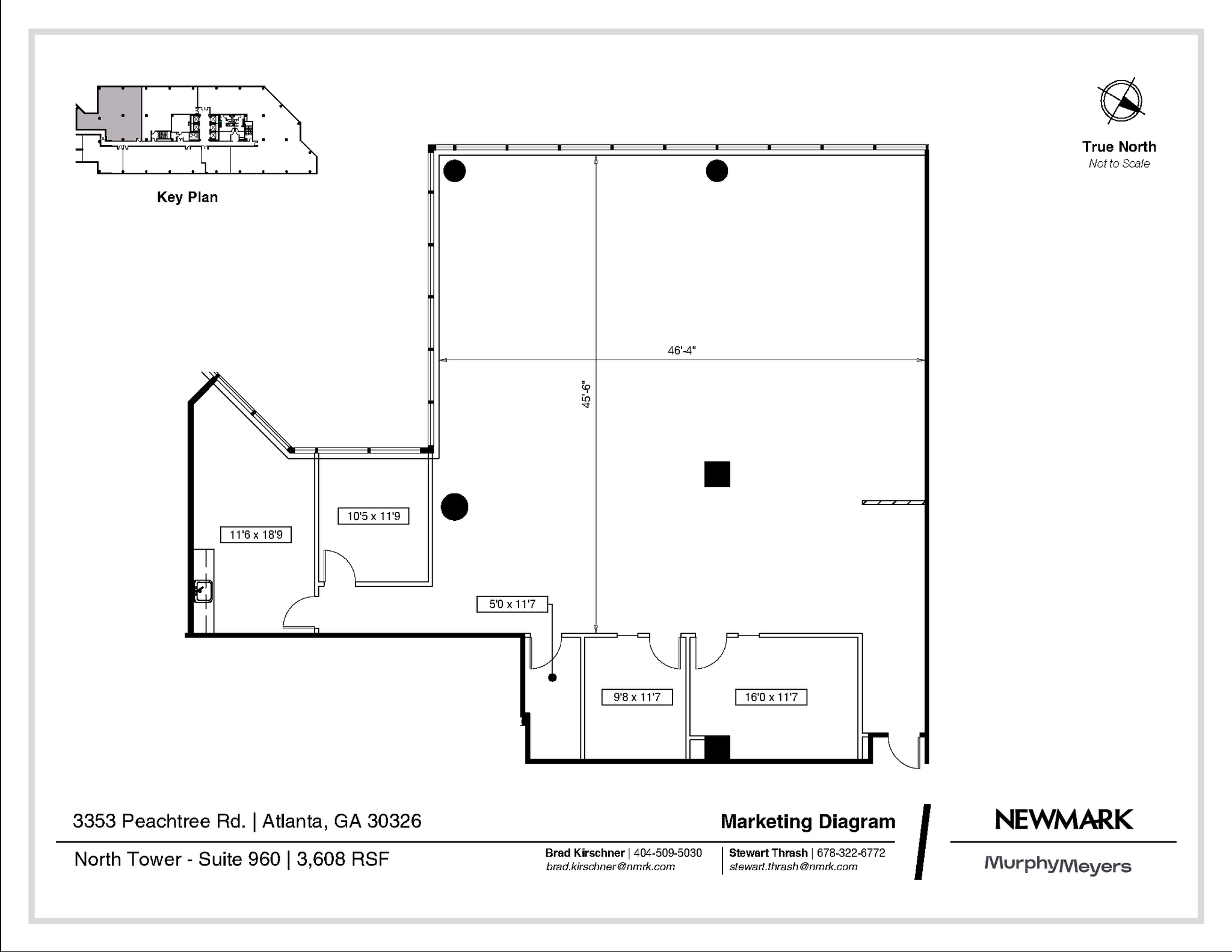3353 Peachtree Rd NE, Atlanta, GA à louer Plan d’étage– Image 1 sur 1