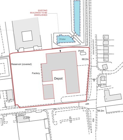 Castle Acre Rd, Swaffham à vendre - Plan de site – Image 2 sur 2