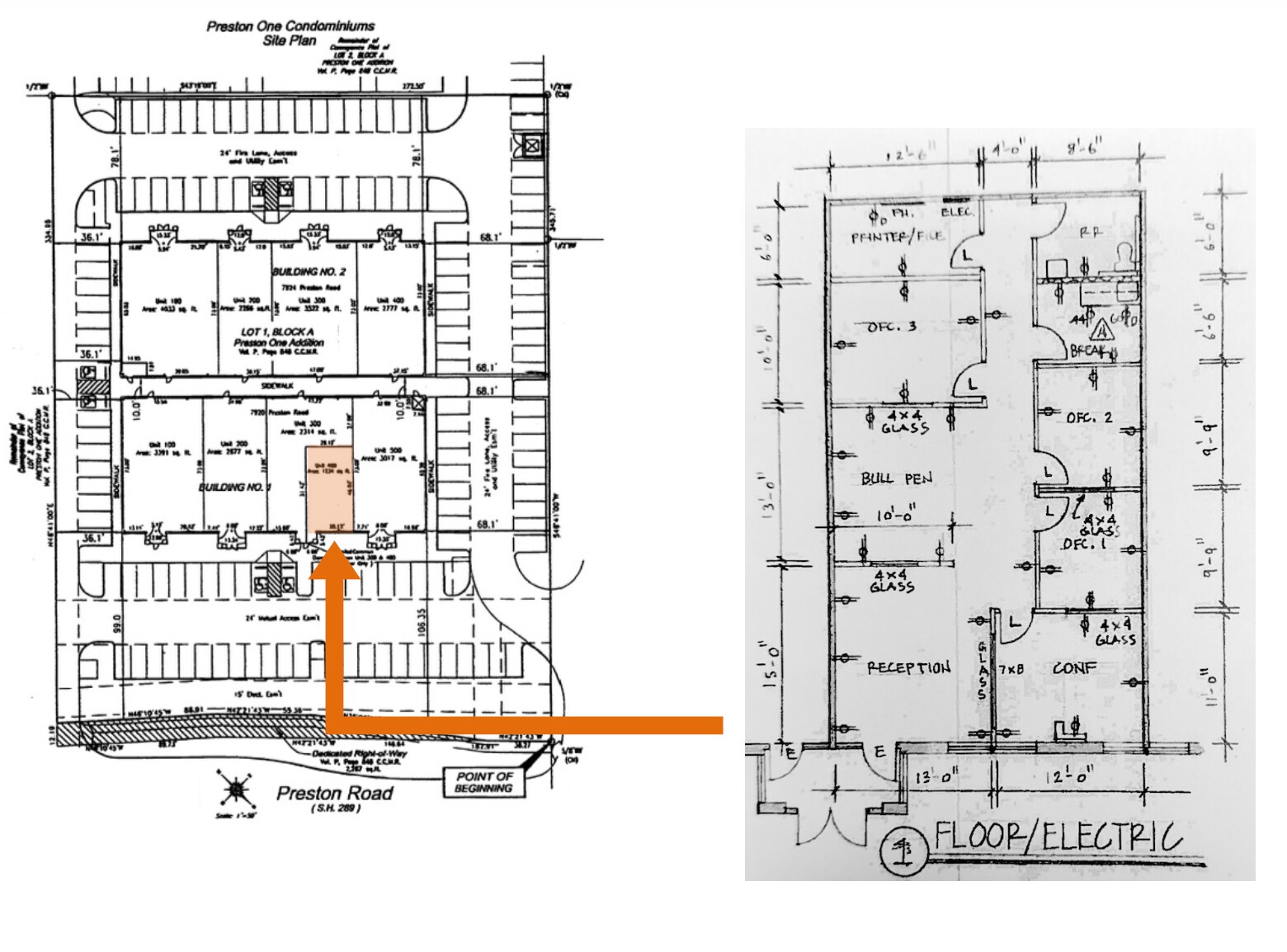 7920 Preston Rd, Plano, TX à louer Plan d’étage– Image 1 sur 9