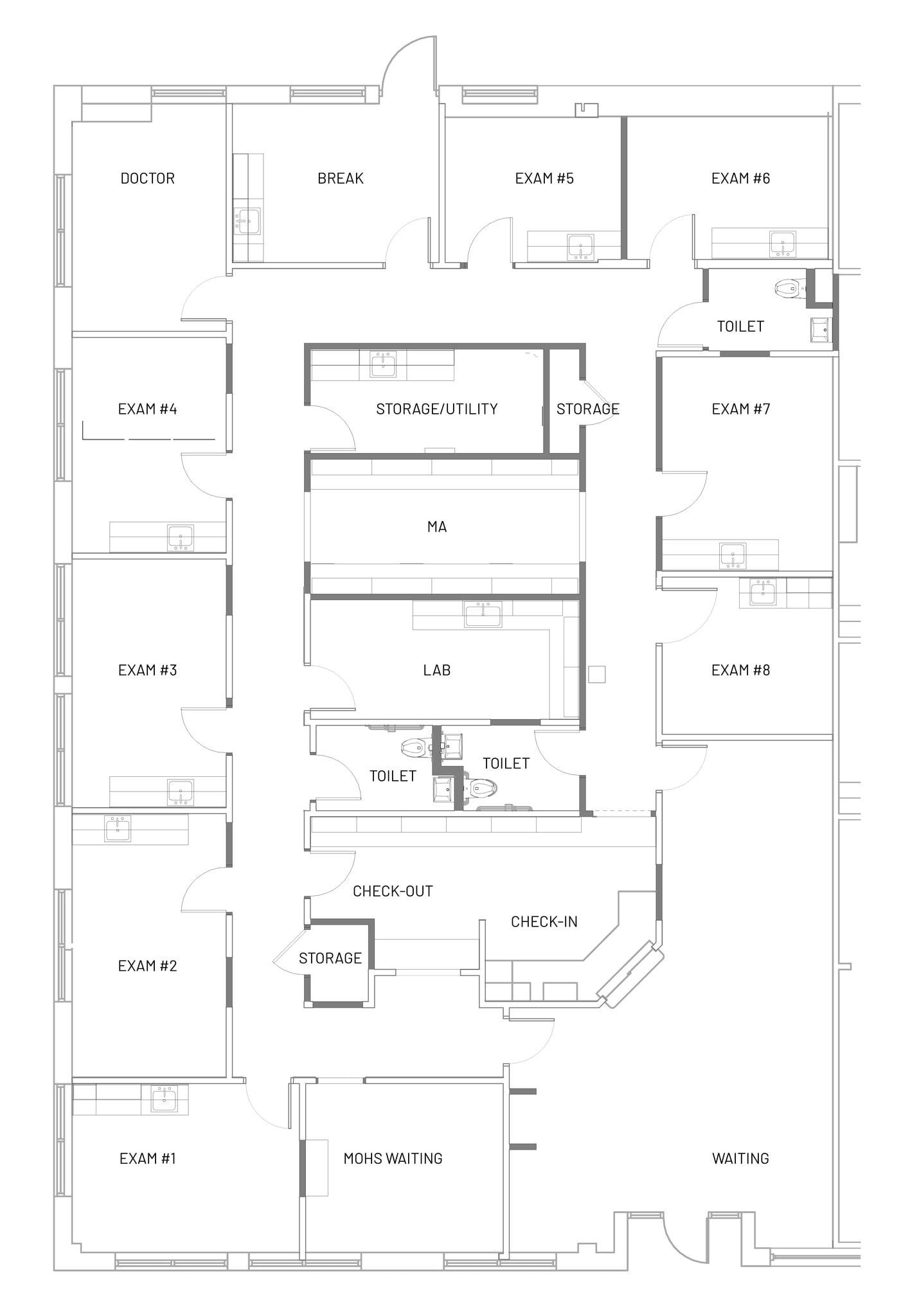 10502 Park Rd, Charlotte, NC à louer Plan d’étage– Image 1 sur 1