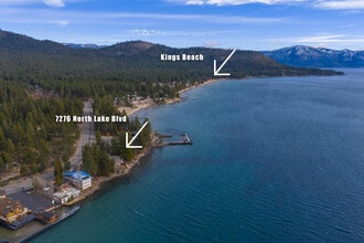 7276 N Lake Blvd, Tahoe Vista, CA - Vue aérienne vue de carte
