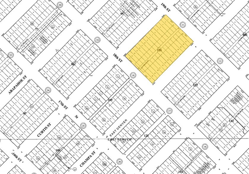 999 18th St, Denver, CO à louer - Plan cadastral – Image 2 sur 22