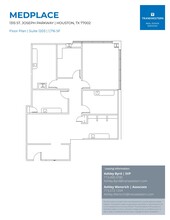 1315 St Joseph Pky, Houston, TX à louer Plan d’étage– Image 1 sur 2