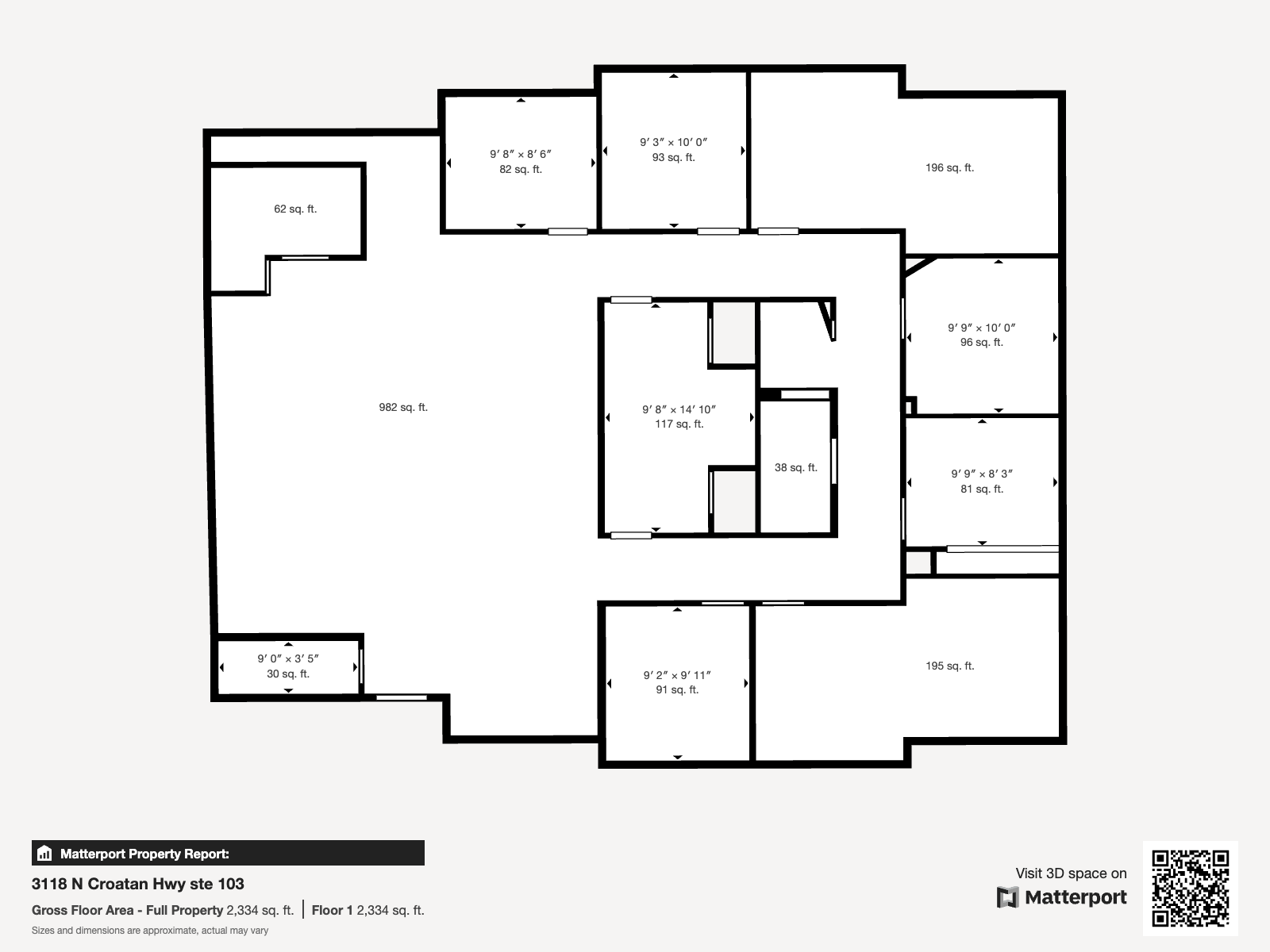 3118 N Croatan Hwy, Kill Devil Hills, NC à louer Plan d’étage– Image 1 sur 1