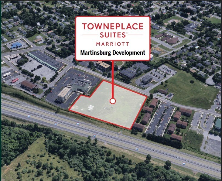 TownePlace Suites Martinsburg - LAND Development, Martinsburg, WV à vendre Photo de l’immeuble– Image 1 sur 2