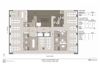 133 W 52nd St, New York, NY à louer Plan d’étage– Image 1 sur 10
