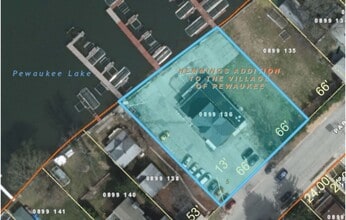 337-347 Park Ave, Pewaukee, WI - Vue aérienne  vue de carte