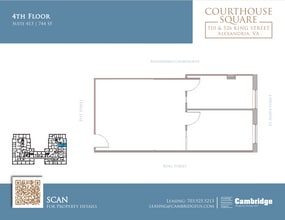 510-526 King St, Alexandria, VA à louer Plan d’étage– Image 1 sur 1