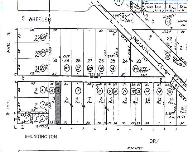 115 E Huntington Dr, Arcadia, CA à louer - Plan cadastral – Image 2 sur 4