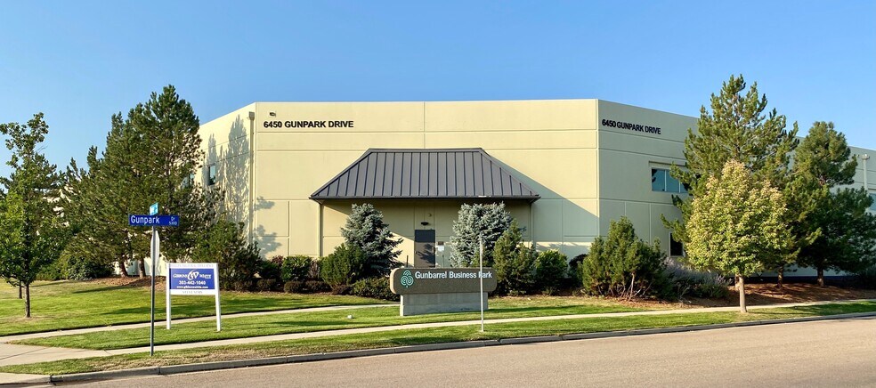 6450 Gunpark Dr, Boulder, CO à louer - Photo de l’immeuble – Image 1 sur 24