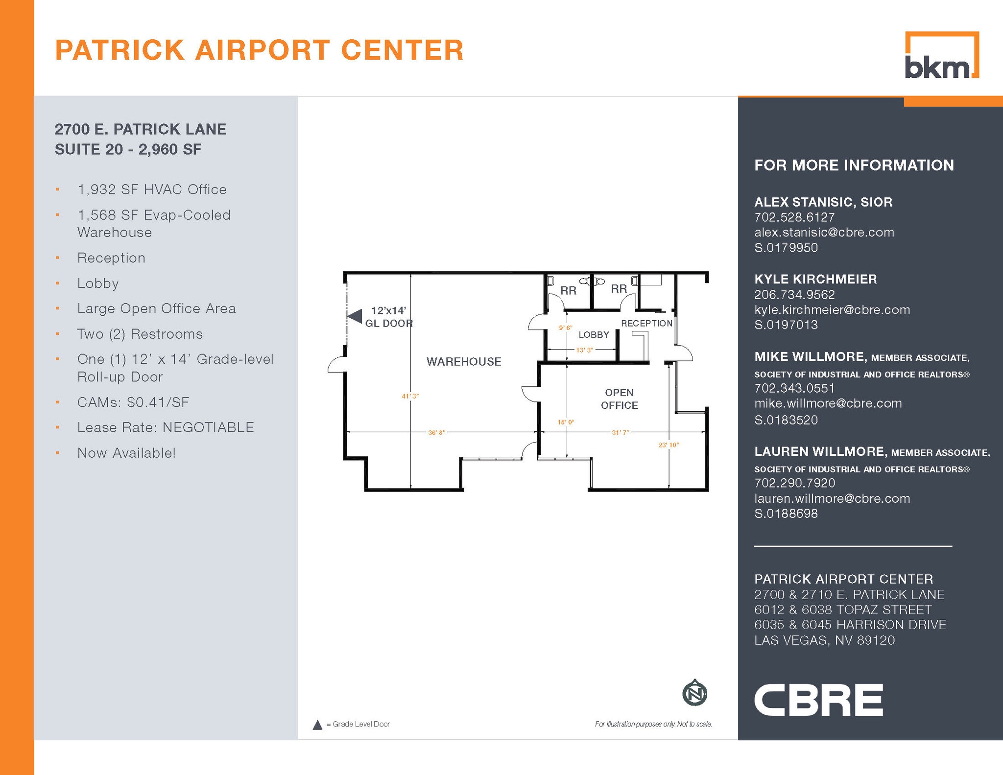2700 E Patrick Ln, Las Vegas, NV à louer Plan d’étage– Image 1 sur 1
