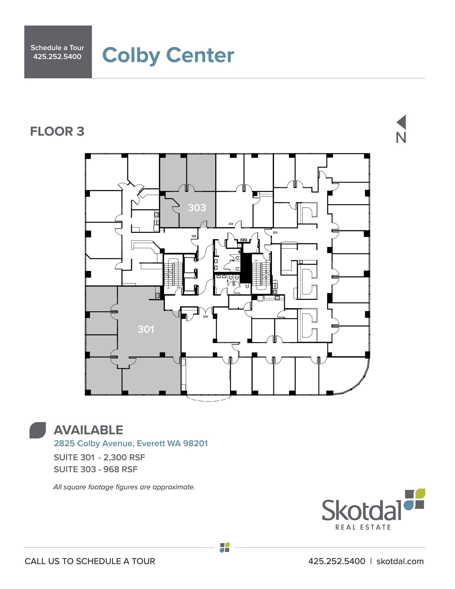 2825 Colby Ave, Everett, WA à louer Plan de site– Image 1 sur 1