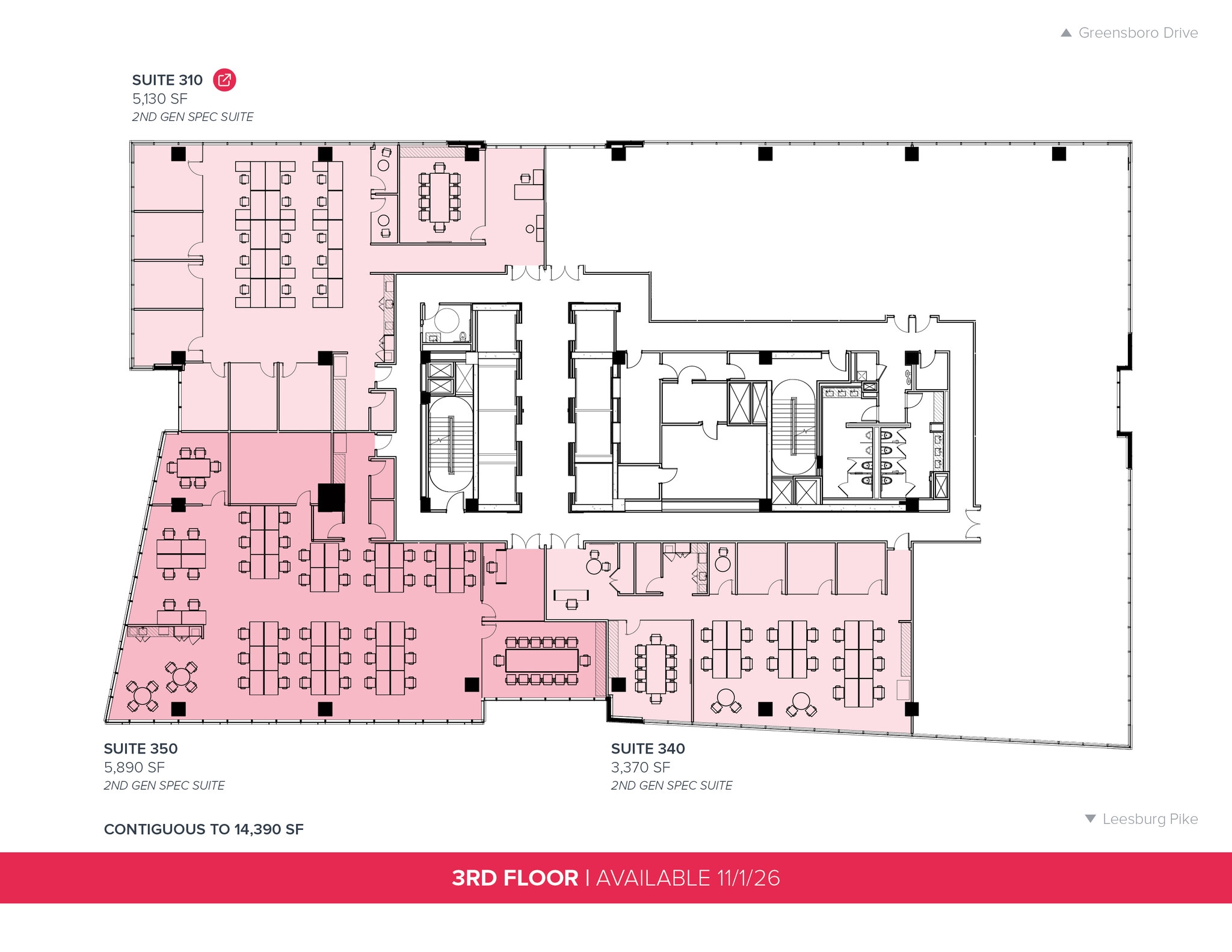 8350 Broad St, McLean, VA à louer Plan d’étage– Image 1 sur 4
