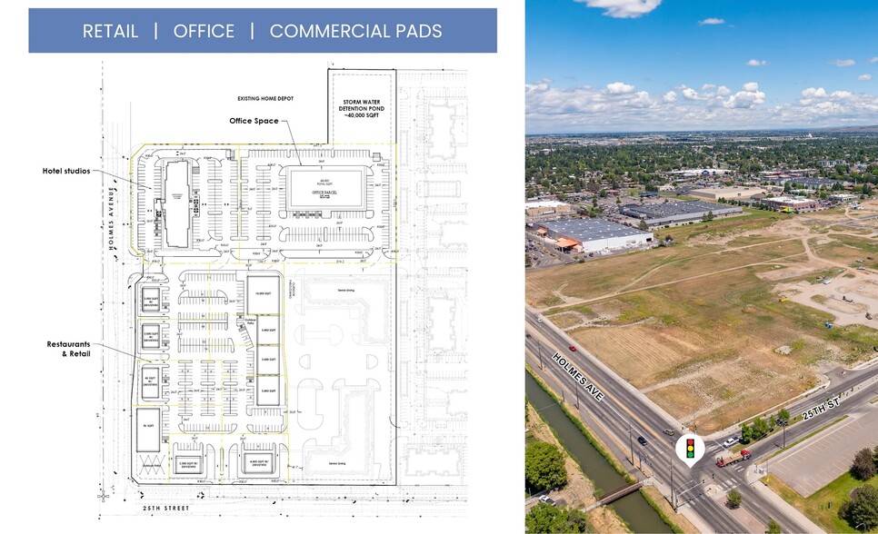 2095 S Holmes Ave, Idaho Falls, ID à louer - Plan de site – Image 2 sur 4