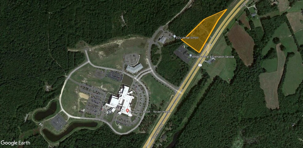 657 E Ocean Hwy, Bolivia, NC à vendre - Aérien – Image 2 sur 8