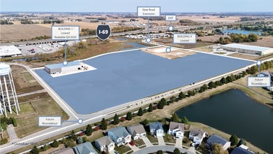 0 W CR 800 S, Pendleton, IN - VUE AÉRIENNE vue de carte - Image1