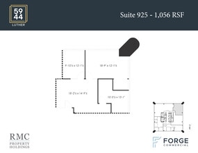 5944 Luther Ln, Dallas, TX à louer Plan d’étage– Image 1 sur 1
