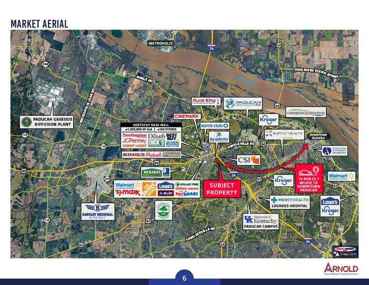200 McBride Lane, Paducah, KY à vendre - Aérien – Image 2 sur 6