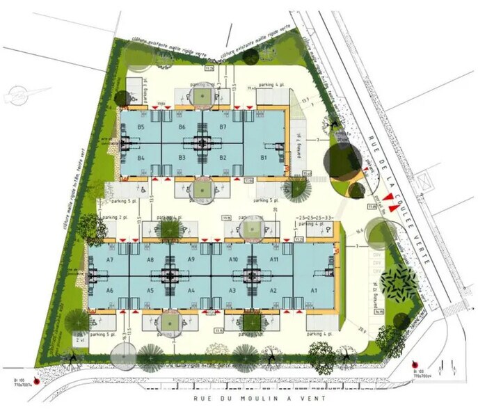 Local d'activités dans Cesson à vendre - Plan de site – Image 3 sur 7