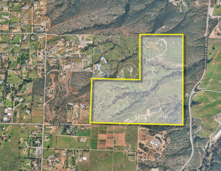 16556 Vesper Rd, Valley Center, CA à vendre - Aérien – Image 2 sur 7