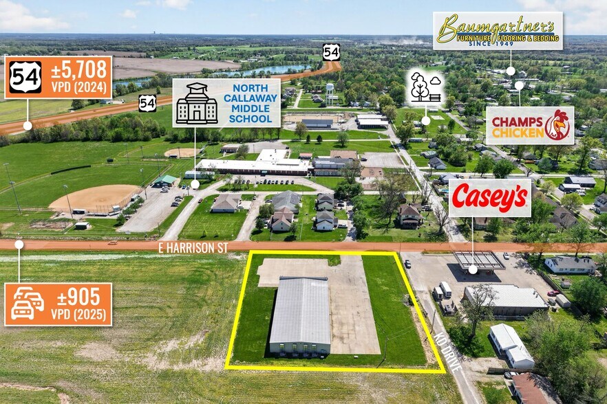 525 E Harrison St, Auxvasse, MO à vendre - Photo principale – Image 1 sur 11