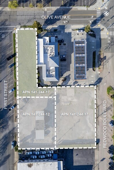 Marin County Redevelopment Opportunity portefeuille de 3 biens à vendre sur LoopNet.fr - Aérien – Image 3 sur 3