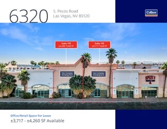 Plus de détails pour 6320 S Pecos Rd, Las Vegas, NV - Bureau à louer