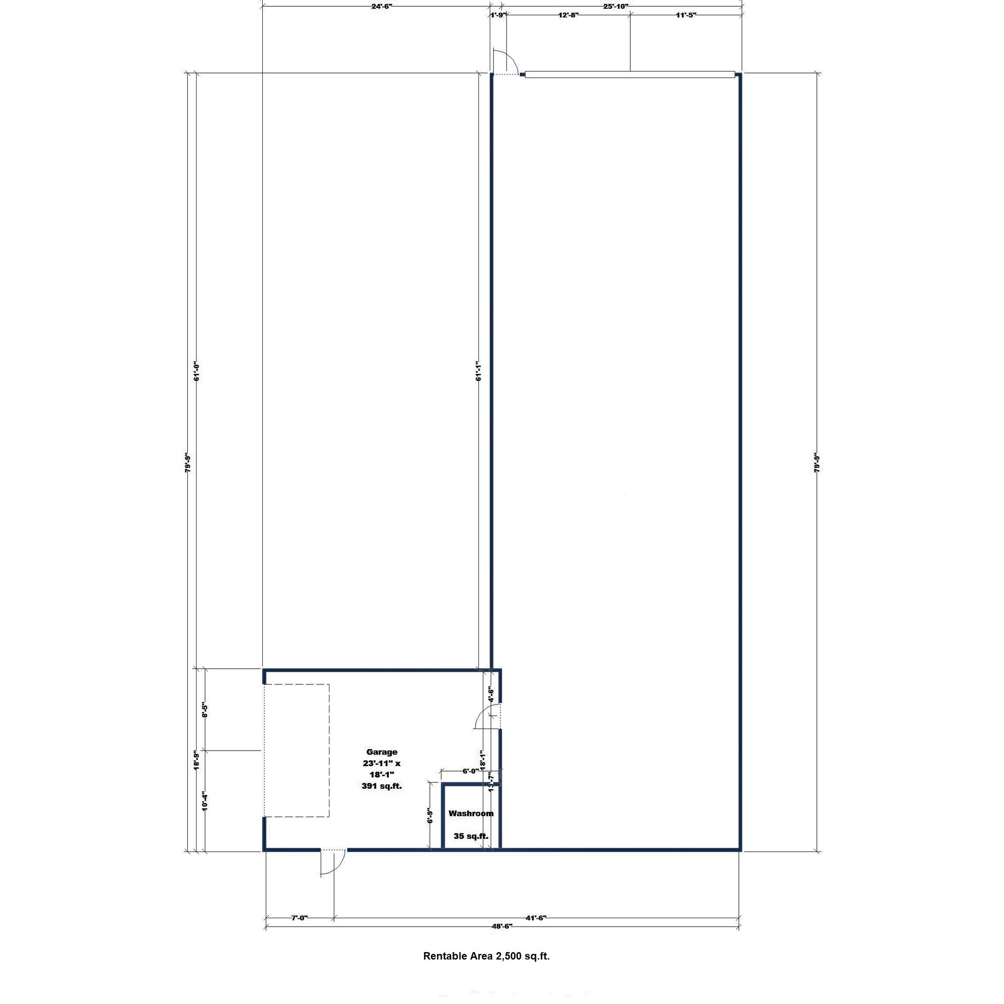 1100 Simcoe St N, Oshawa, ON à louer Plan d’étage– Image 1 sur 1