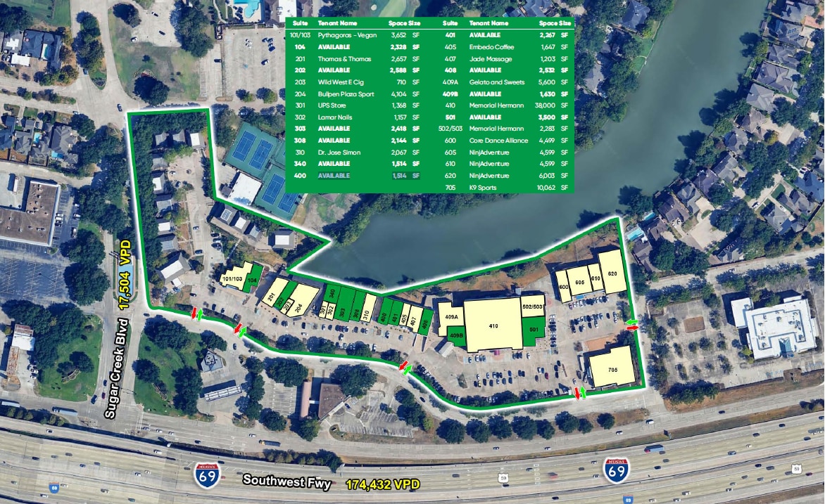 14021 Parkway Blvd, Sugar Land, TX à louer Plan de site– Image 1 sur 1